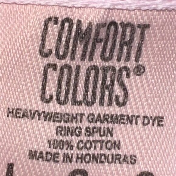 Comfort Colors Tee In Blossom With The Cutest "DOG MOM" Glitter Transfer - Picture 3 of 5